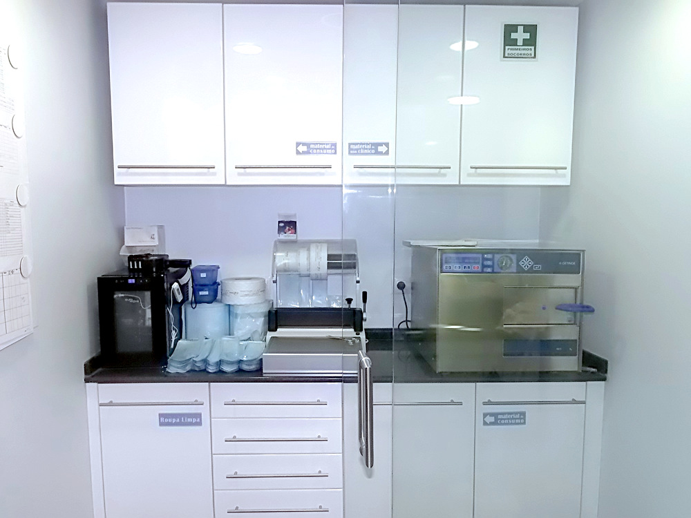 Esterilização da clínica de Aveiro